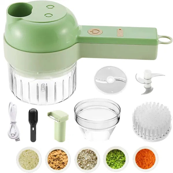 4 in 1 Multi Function Vegetable Cutter Set Food Chopper